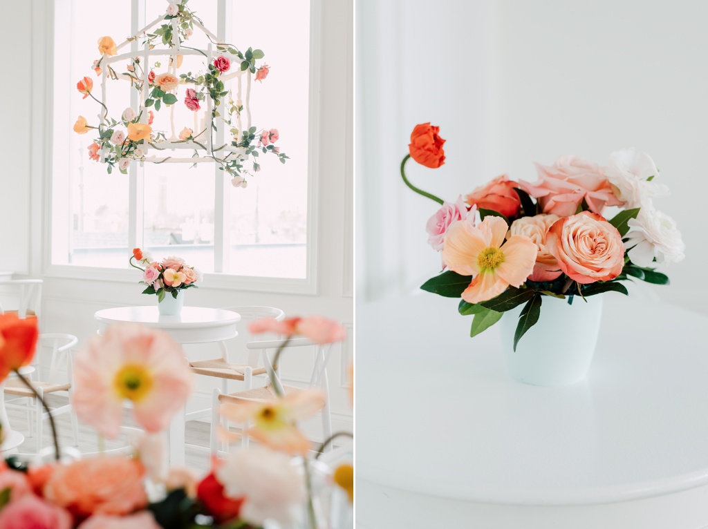 Mint Room Studios | WedLuxe Editorial | Playful Poppies | Fancy Face